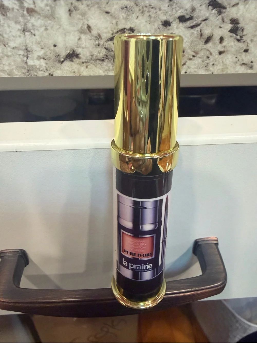 La Prairie travel bottle